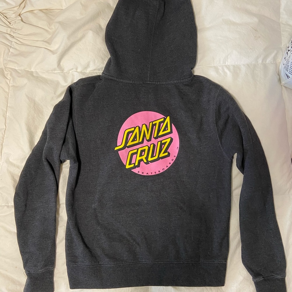 Santa Cruz Skateboards Original Zip Up Hoodie